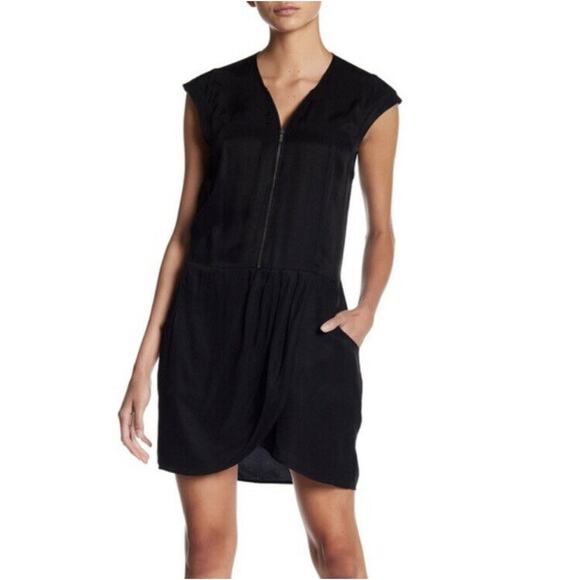 The Kooples Sport Zipper Mini Dress Tulip Skirt XS - Picture 1 of 10